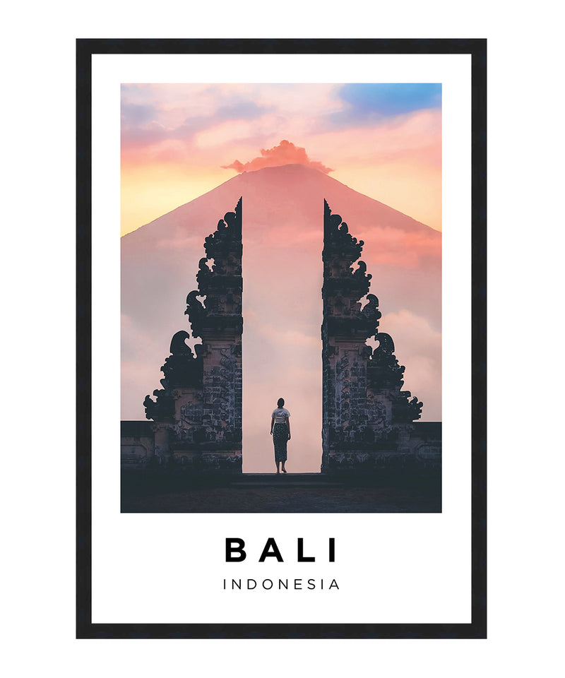 Bali Indonesia Pura Lempuyang Temple Poster, Bali Photography Wall Art, Travel Poster