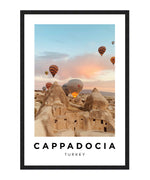 Cappadocia Turkey Hot Air Balloons Poster, Turkey Photography Wall Art, Travel Poster