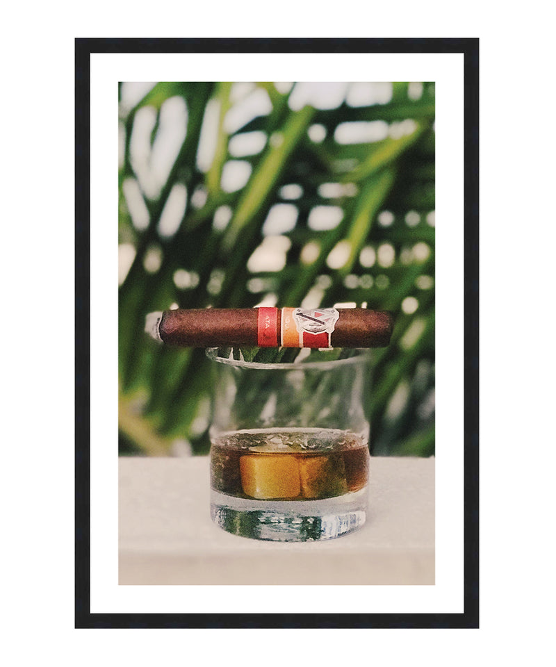 Avo Syncro Nicaragua Fogata Cigar Poster, Tobacco and Whisky Wall Art