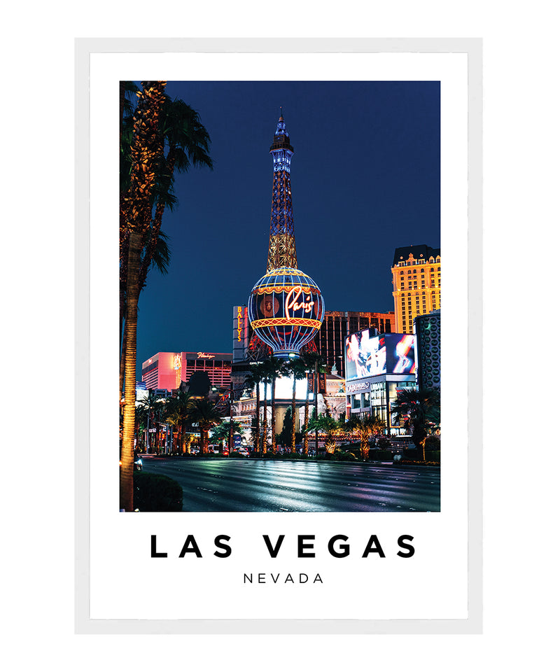 Las Vegas Nevada Poster, Travel Wall Art