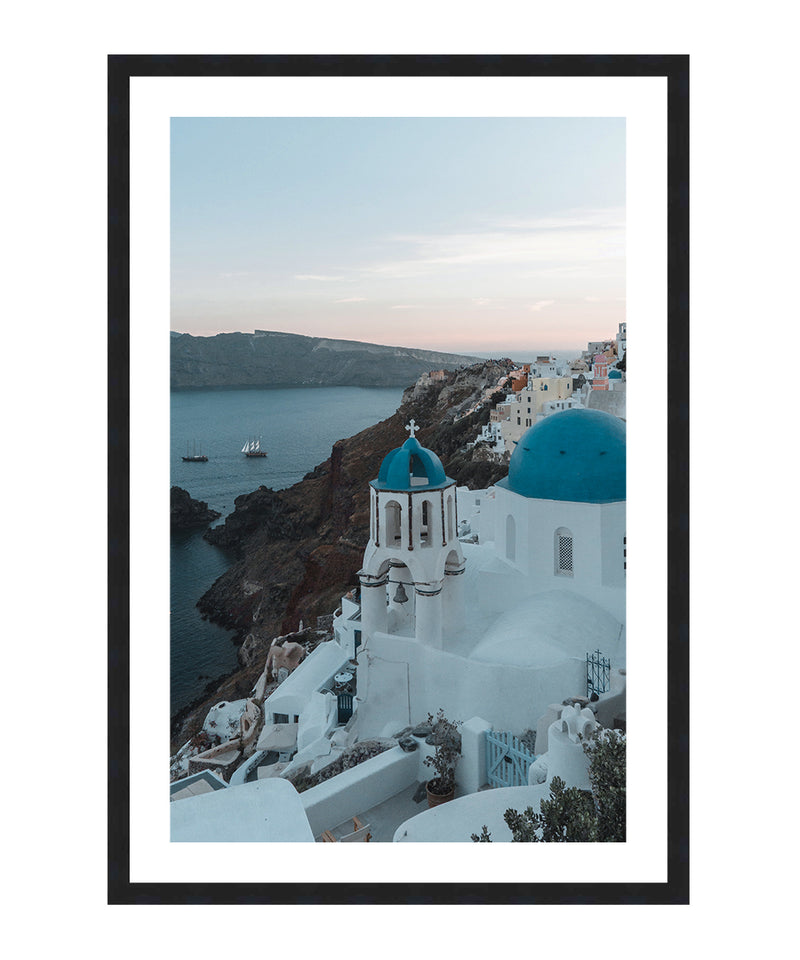 Santorini Greece Print, Santorini Greek Island Wall Art, Cyclades Photograph Print