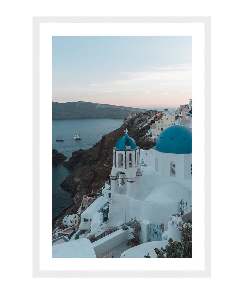 Santorini Greece Print, Santorini Greek Island Wall Art, Cyclades Photograph Print